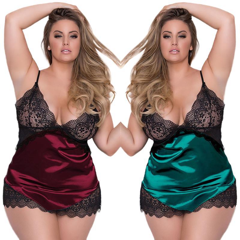 Lace Trim Cami - Lingerie Babydoll para Mulheres, Camisolas de