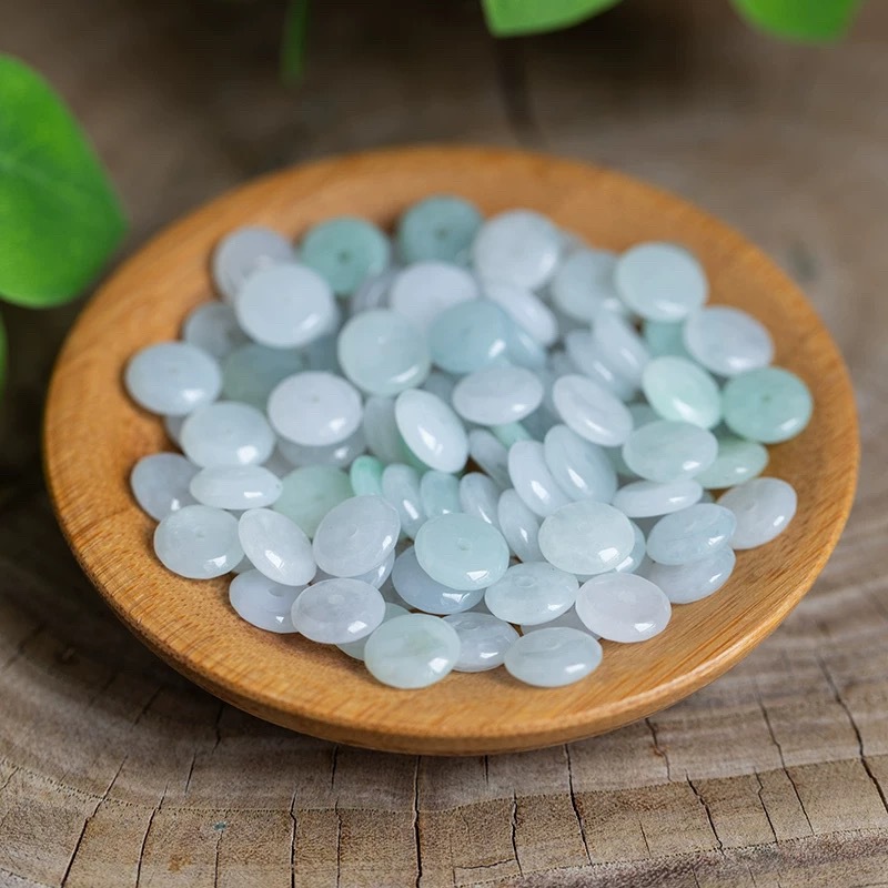 Women'S Fashion Jewellery - 10 Peças de Jade Natural Esmeralda