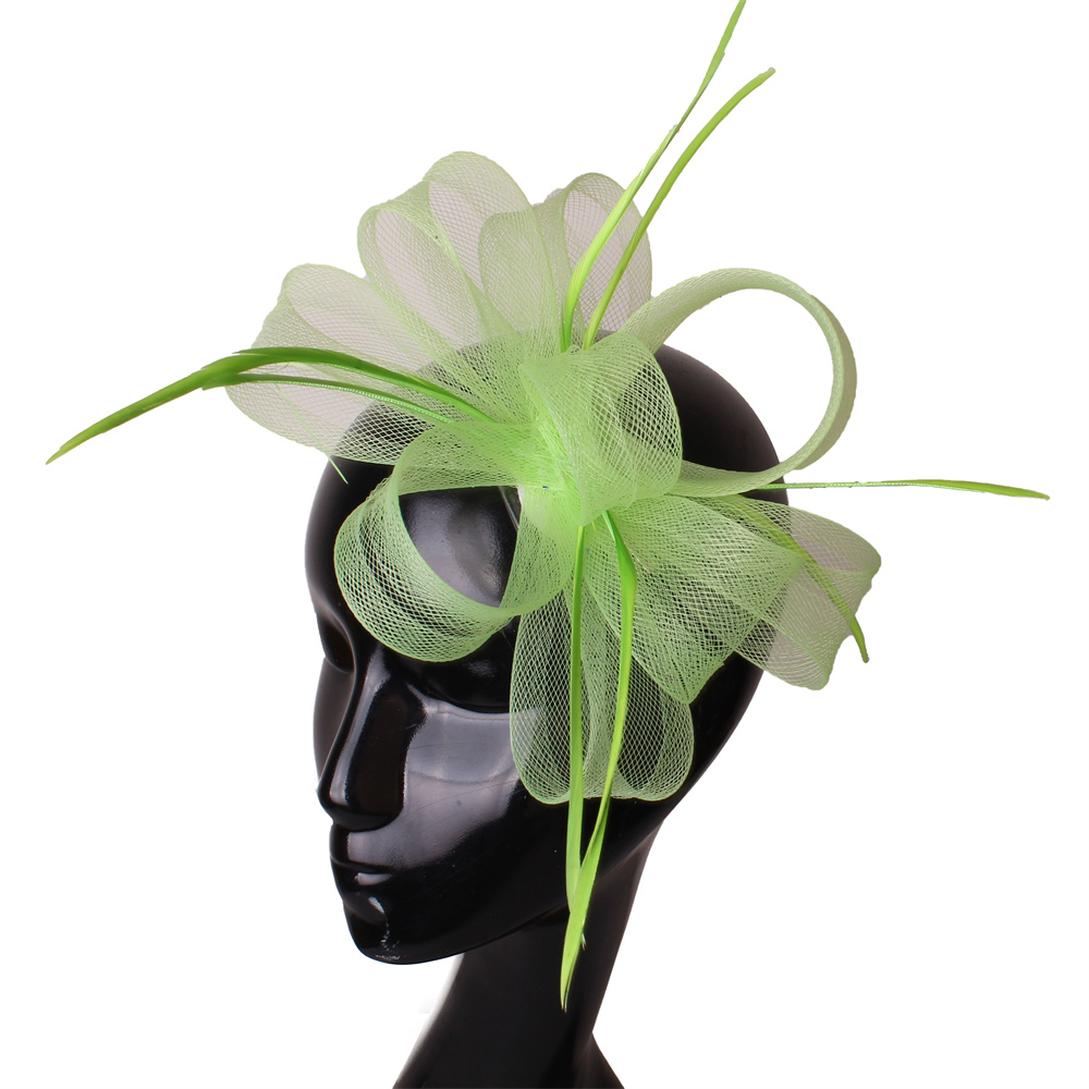 Women'S Fashion Kentucky Derby - Chapéus Fascinator com Penas e Fitas,