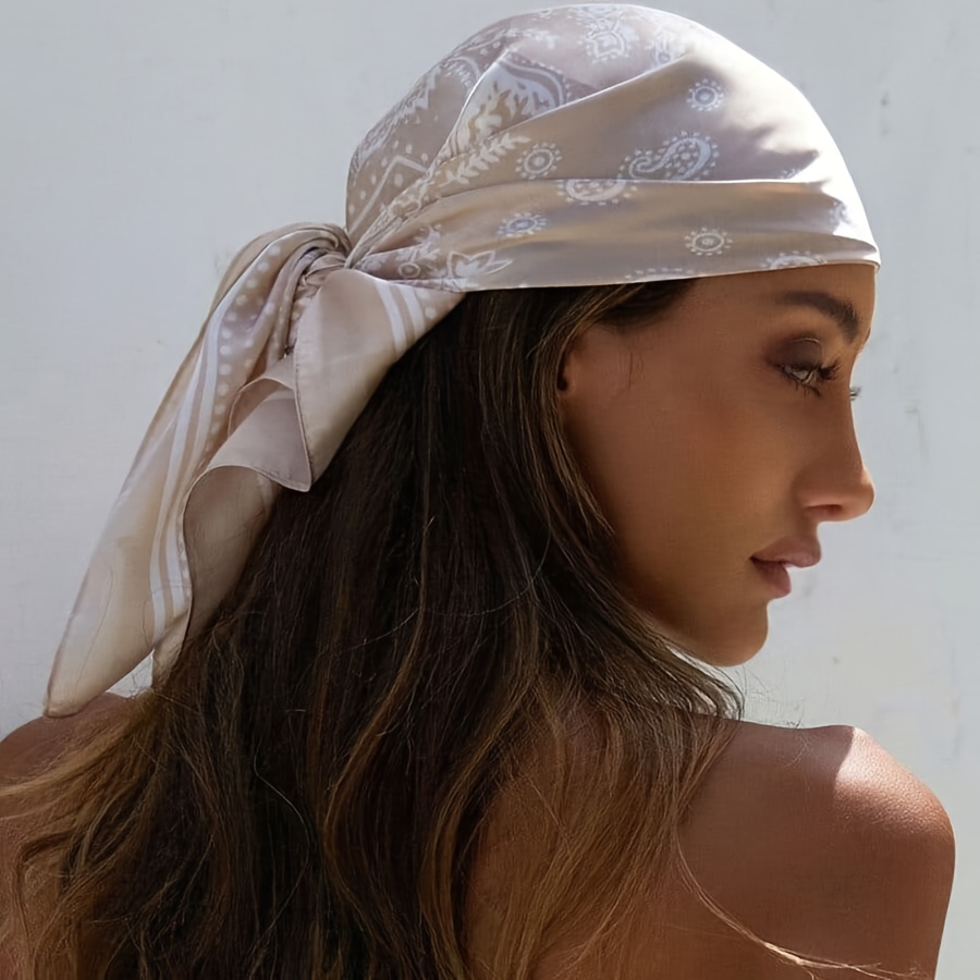 Women Fashion Necktie - Lenço de Seda de Marca de