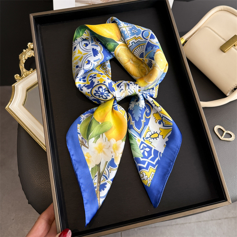 Women Fashion Necktie - 2026 novos lenços quadrados de seda