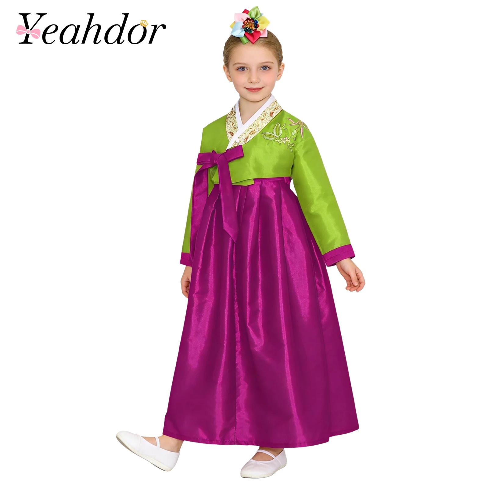 Women'S Fashion Korea - Conjunto de Vestido Hanbok Nacional Coreano