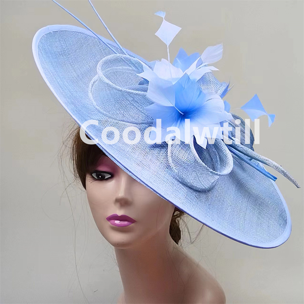 Women'S Fashion Kentucky Derby - Royal ascot grande chapéu fascinator feminino