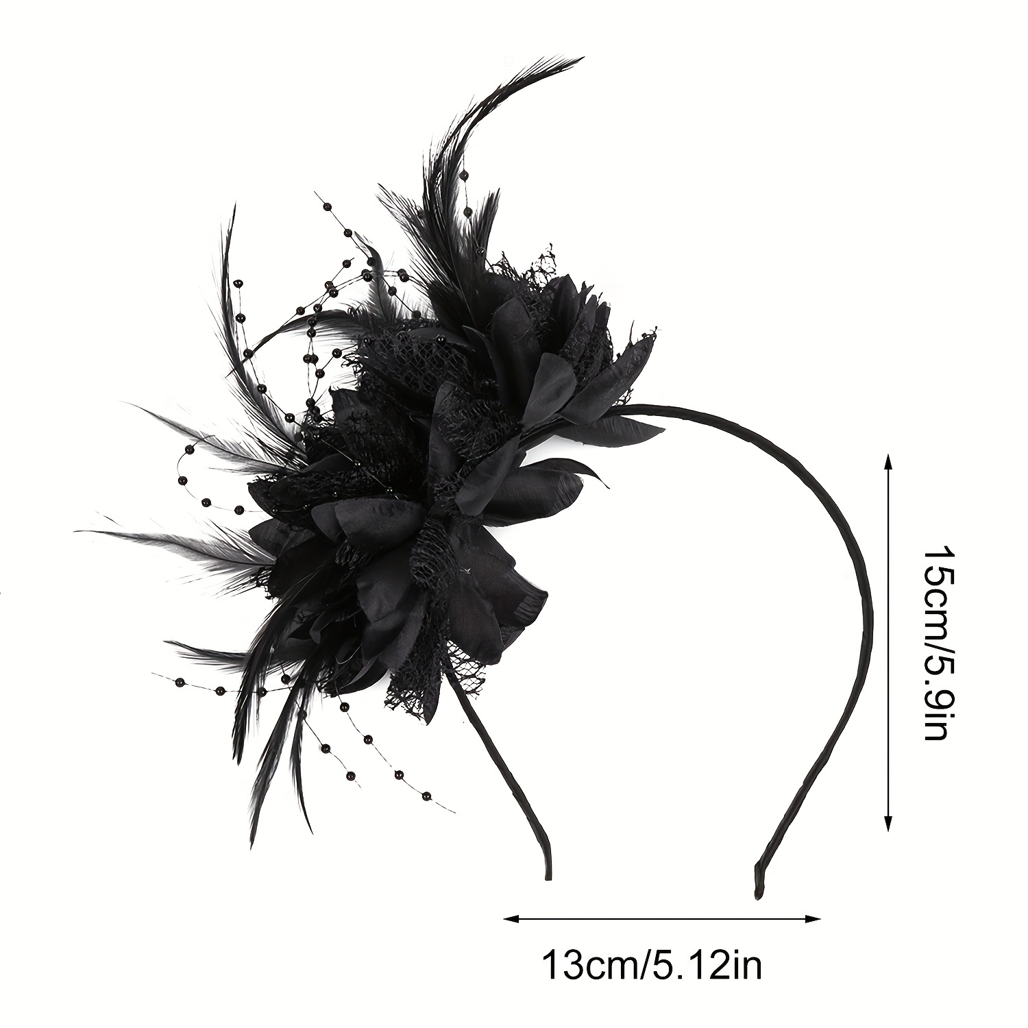 Women'S Fashion Kentucky Derby - 1pc fascinator chapéus para mulheres pena