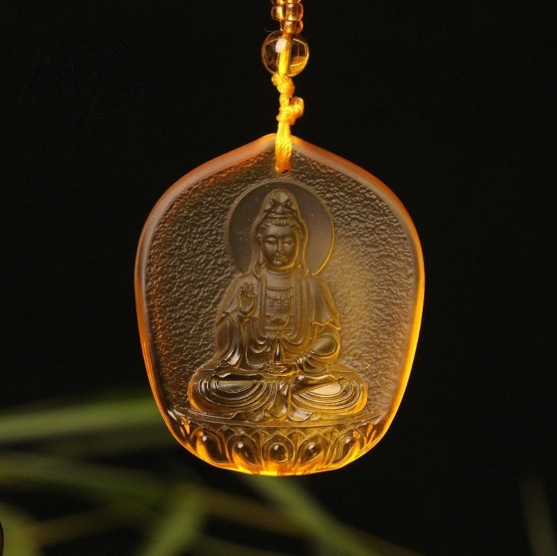 Women'S Fashion Jewellery - Gotas de água de cristal amarelo