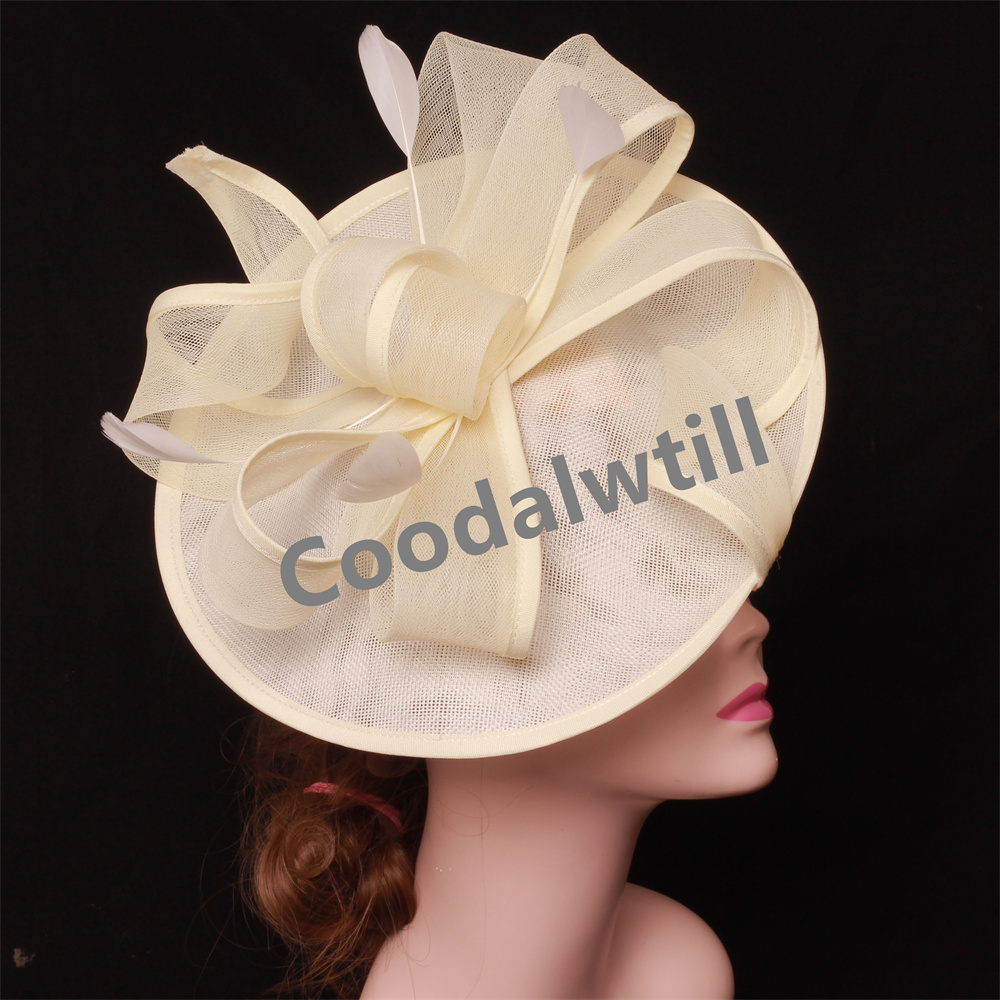 Women'S Fashion Kentucky Derby - Chapéus de noiva de casamento fascinators