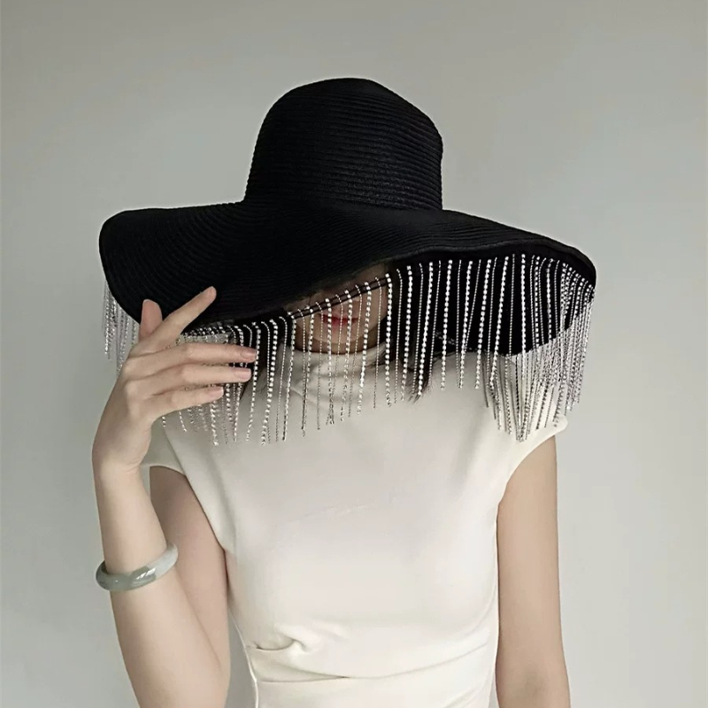 Chapéu de Palha com Aba Larga  - Women Fashion Photoshoot avaliação e preço