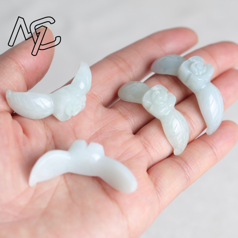 2 Peças de Jade Natural Branco - Women'S Fashion Jewellery avaliação e preço