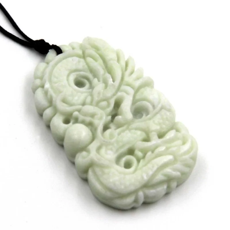Dragão Jade branco natural e p - Women'S Fashion Jewellery avaliação e preço