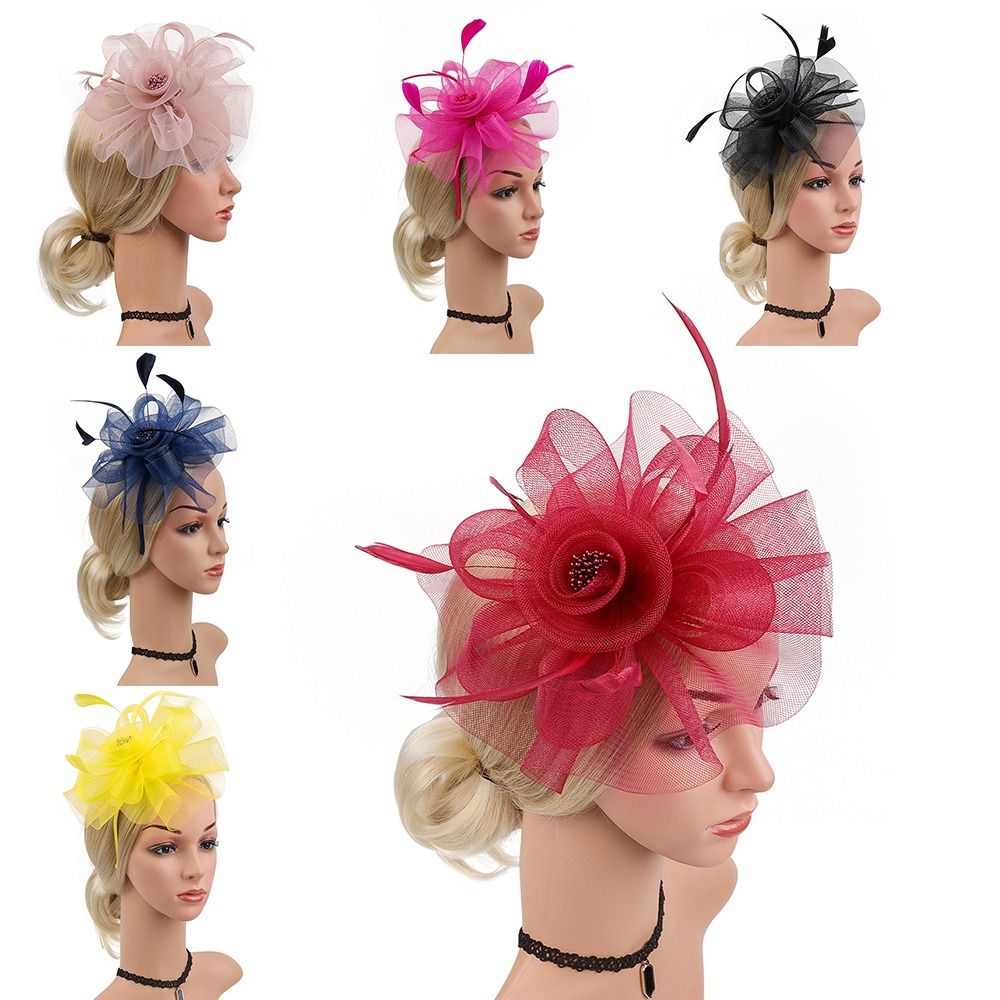 Vintage Feathers Fita Fascinat - Women'S Fashion Kentucky Derby avaliação e preço