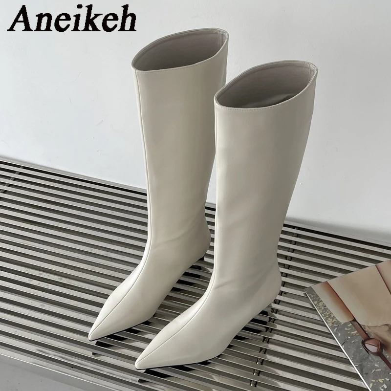 Botas Femininas Retrô de Camur - Women'S Fashion Knee High Boots avaliação e preço