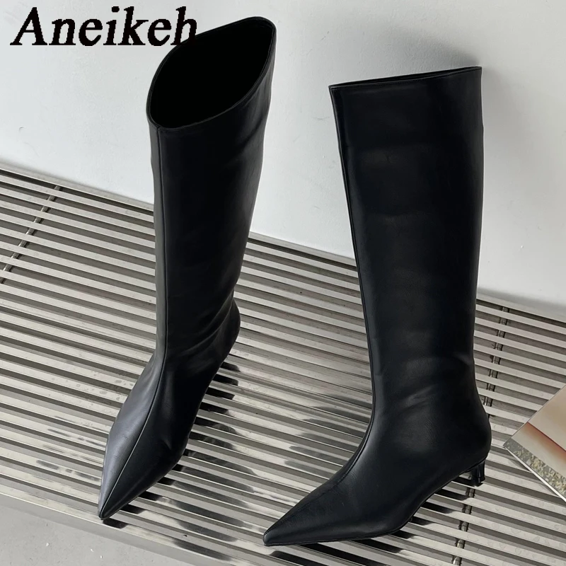 Botas Femininas Retrô de Camur - Women'S Fashion Knee High Boots avaliação e preço