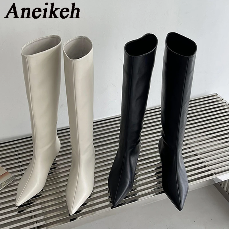 Botas Femininas Retrô de Camur - Women'S Fashion Knee High Boots avaliação e preço