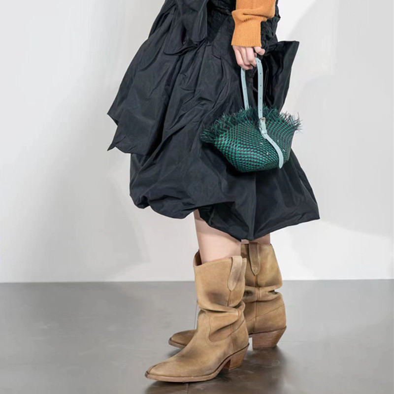 Moda vintage botas de dedos di - Women'S Fashion Korea avaliação e preço