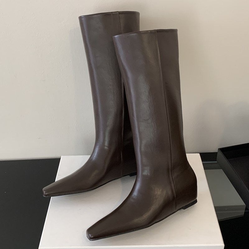 Eilyken couro macio apontou to - Women'S Fashion Knee High Boots avaliação e preço