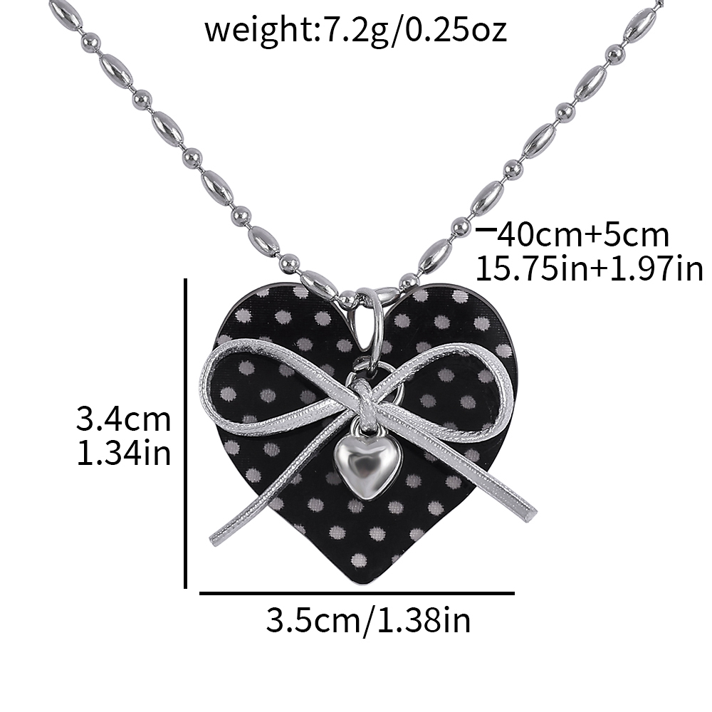 Colar com pingente de coração  - Women'S Fashion Korea avaliação e preço