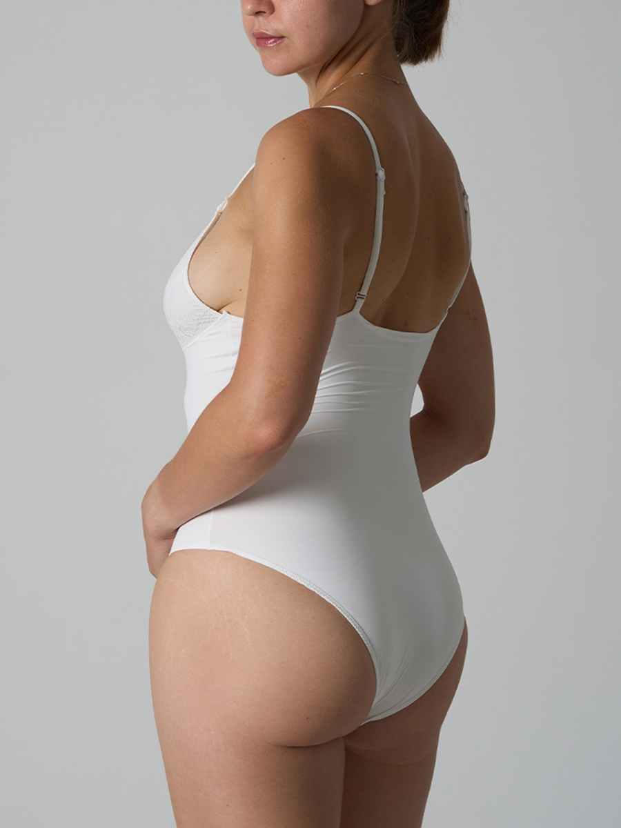 Macacão Feminino Justo com Ren - Lace Trim Cami avaliação e preço