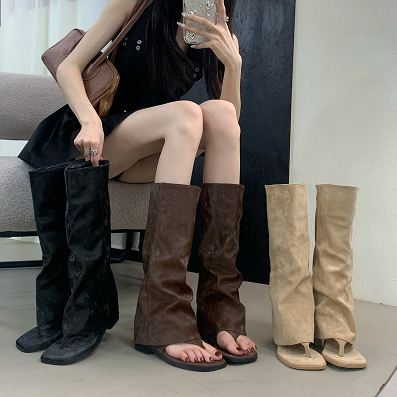 Botas Femininas Vazadas de Can - Women'S Fashion Korea avaliação e preço