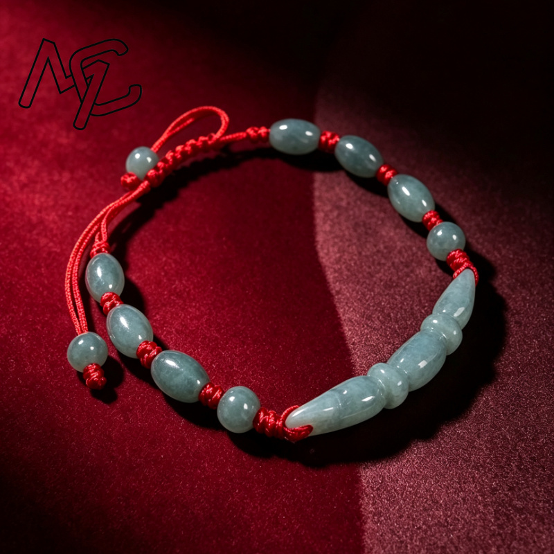 Contas de Jade Azul Natural, E - Women'S Fashion Jewellery avaliação e preço